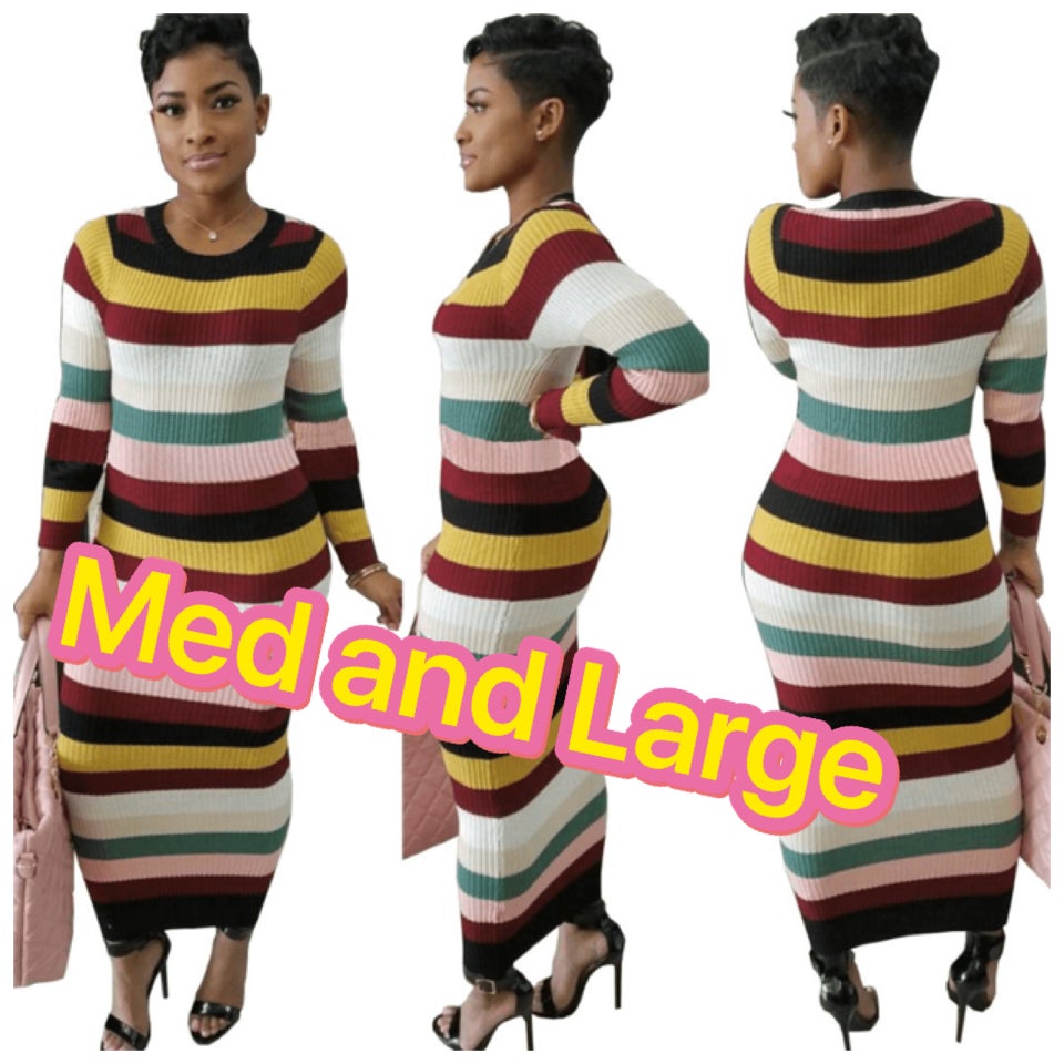 Multicolor sweater dress shop